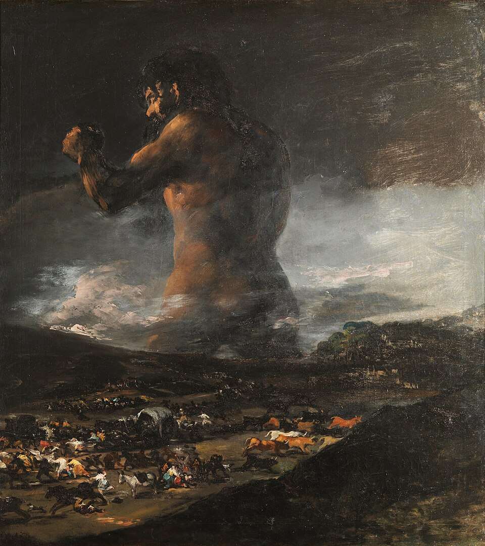 The Colossus by Goya.